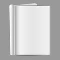 Blank Folded Magazine Royalty Free Stock Photo