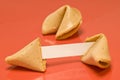 Blank Fortune Cookie Royalty Free Stock Photo