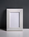 Blank Frame Awaiting the Perfect Memory to Be Captured and Displayed on a Modern Surface Royalty Free Stock Photo