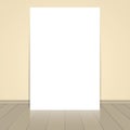 Blank frame paper sheet on brown Royalty Free Stock Photo