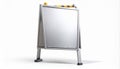 Blank A-Frame Whiteboard for Advertising Mockup Royalty Free Stock Photo