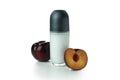 Blank fruit deodorant isolated on white background Royalty Free Stock Photo
