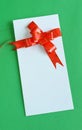 Blank gift Card Royalty Free Stock Photo