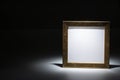 Blank gilded picture frame Royalty Free Stock Photo