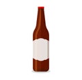 Blank glass beer bottle for new design Royalty Free Stock Photo