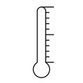 Blank Goal thermometer for teatchers Royalty Free Stock Photo