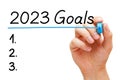Blank Goals List For The New Year 2023