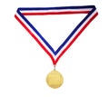 Blank gold medal