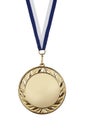 Blank gold medal Royalty Free Stock Photo