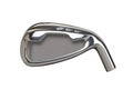 Blank Golf Club Iron Head Back Isolated on a White Background