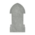 Blank Gravestone Isolated Royalty Free Stock Photo