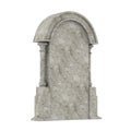 Blank Gravestone Isolated