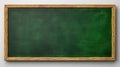 Blank green chalkboard, blackboard texture with copy space with chalk traces Royalty Free Stock Photo