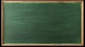 Blank green chalkboard, blackboard texture with copy space with chalk traces Royalty Free Stock Photo