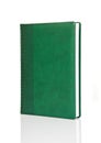 Blank green hardback book with ornament Royalty Free Stock Photo