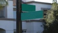 Blank Green Street Sign 1 Royalty Free Stock Photo