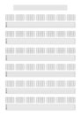 Blank Guitar (6 strings) tablature sheet template with chords Royalty Free Stock Photo