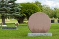 Blank Head Stone Royalty Free Stock Photo