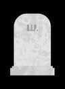 Blank headstone vector Royalty Free Stock Photo