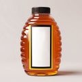 Blank Honey Bottle Label Mockup for Branding Royalty Free Stock Photo