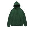 Blank hoodie sweatshirt color green front view