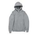 blank hoodie sweatshirt color grey front arm view