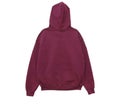 Blank hoodie sweatshirt color maroon back view