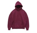 Blank hoodie sweatshirt color maroon front view