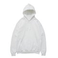 Blank hoodie sweatshirt color white front view