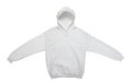 Blank hoodie sweatshirt color white front view