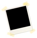 Blank instant picture frame