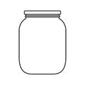 Blank jar with cap