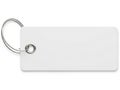 Blank key tag isolated on white background Royalty Free Stock Photo