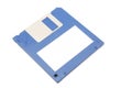 Blank label floppy disk. Royalty Free Stock Photo