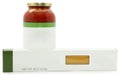 Blank Label spaghetti Sauce and Noodles Royalty Free Stock Photo