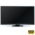Blank LCD LED TV with Black Screen. Vector Illustration