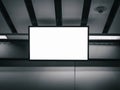 Blank LCD Screen display mock up Advertising Media indoor Royalty Free Stock Photo