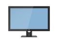 A blank LCD screen, plasma displays or TV to your design. Royalty Free Stock Photo