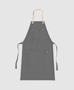 Blank leather apron, apron mockup, clean apron Royalty Free Stock Photo