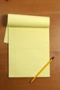 A blank legal pad Royalty Free Stock Photo