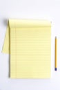 Blank legal pad Royalty Free Stock Photo
