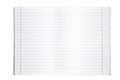 Blank lined exercise book Royalty Free Stock Photo