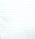 Blank lined notebook paper background