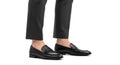 Blank loafers worn mockup, isolated Royalty Free Stock Photo