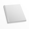 Blank magazine cover template on white background. Vector mock up Royalty Free Stock Photo