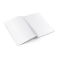 Blank magazine template with soft shadows. Royalty Free Stock Photo