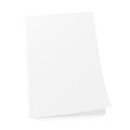 Blank magazine template on white background with soft shadows. Royalty Free Stock Photo