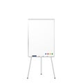 Blank magnetic tripod dry erase whiteboard