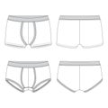 Blank male underwear