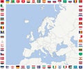 Blank map of Europe